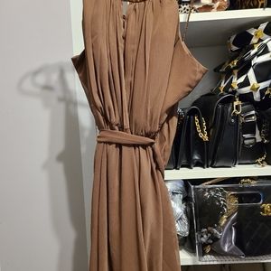 David's Bridal brown Bridesmaids dress Size 16